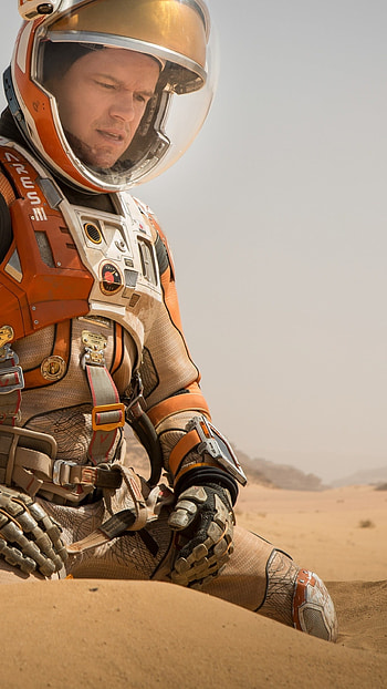 Matt Damon, Movie 7069, Science fiction, Hollywood star HD phone wallpaper