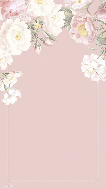 premium illustration of Elegant floral frame design illustration. Floral , Flower background , Flower HD phone wallpaper
