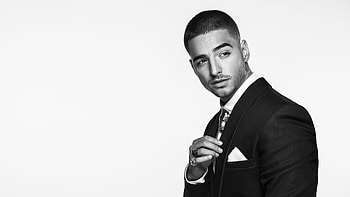 Maluma monochrome, , Striking, Stunning HD wallpaper