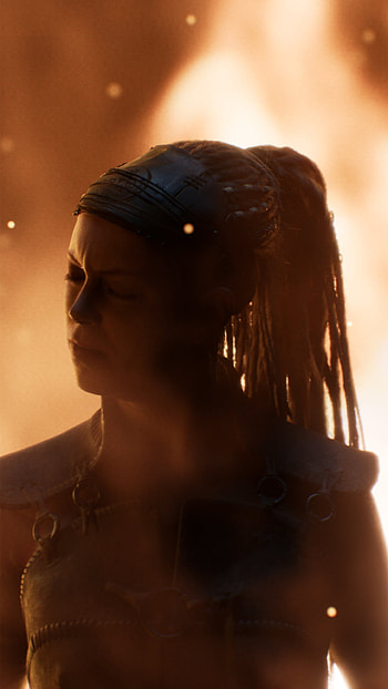 Hellblade II Senua | Fiery Warrior | Mobile, Senua's Saga: Hellblade II, video game HD phone wallpaper