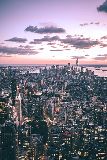 Cities, City, Building, View From Above, Megapolis, Megalopolis, Urban Landscape, Cityscape, New York HD phone wallpaper