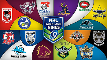 nrl auckland nines, league, rugby, logo, nrl HD wallpaper