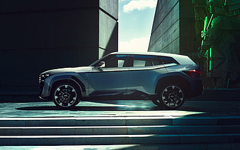 2021, BMW XM Concept, , side view, exterior, Plug-in Hybrid, luxury SUV, new silver XM Concept, German cars, BMW HD wallpaper