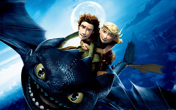 How to train your dragon Hiccup Toothless and Astrid ... HD wallpaper