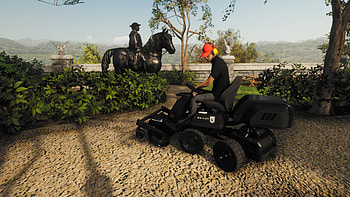 Lawn Mowing Simulator Game - Virtual Landscaping Adventure, video game, Lawn Mowing Simulator HD wallpaper