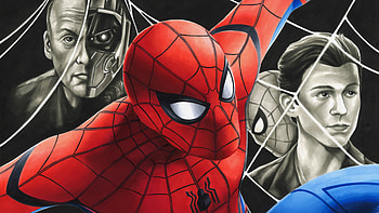 Spiderman Homecoming Fanart , spiderman-homecoming, spiderman, superheroes, artist, artwork, digital-art, behance HD wallpaper
