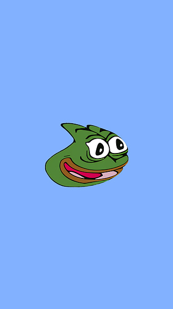 Blue Pepega, art, twitch, frog, xqc HD phone wallpaper