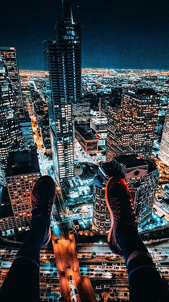 Los Angeles , Stunning aerial views, Landscape beauty, Mobile-friendly HD phone wallpaper