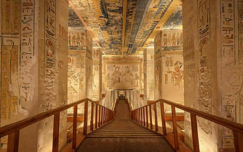 Valley of the Kings, Egypt, Egypt, architecture, ancient, columns HD wallpaper