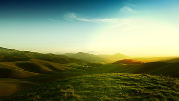 Californian hills Scenery HD wallpaper