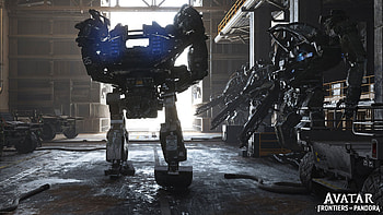Avatar: Frontiers of Pandora Game - Mech Hangar, video game, Avatar: Frontiers of Pandora HD wallpaper