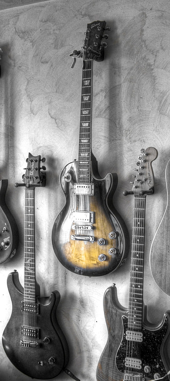 Music and guitar, Melodic tunes, Harmonious chords, Rhythmic notes HD phone wallpaper