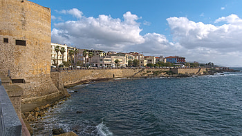 Alghero, Catalan town, Sardinian charm, Unique culture HD wallpaper