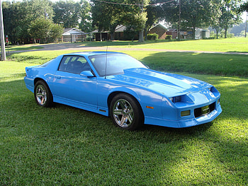 Iroc Lite Blue, camaro, gm HD wallpaper