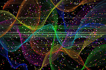 Rainbow swirl lines, digital, swirls, rainbow, art, abstract, lines HD wallpaper