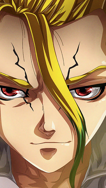 Dr.STONE Anime, Engaging storyline, Scientific discoveries, Post-apocalyptic adventure HD phone wallpaper