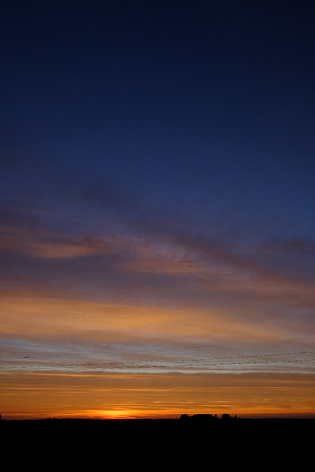 Nature, Sunset, Twilight, Horizon, Dark, Dusk, Evening HD phone wallpaper