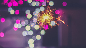 Sparkler, Sparkles bokeh glare, Full , TV HD wallpaper