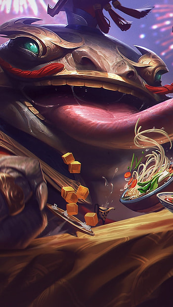 Coin Emperor Tahm Kench, video game, League Of Legends HD phone wallpaper