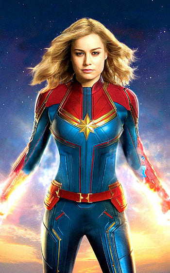 Ms. Marvel, Carol Danvers, Brie Larson, Marvel Universe HD phone wallpaper