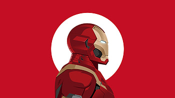 Iron Man Minimal HD wallpaper