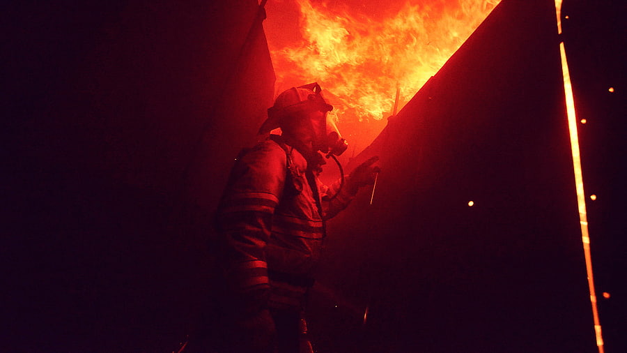 Fireman, , , Firefighter HD wallpaper