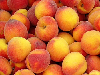 Fruits, Food, Background, Peaches, Ripe HD wallpaper