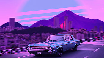 Acid Trip, outrun, artist, artwork, digital-art HD wallpaper