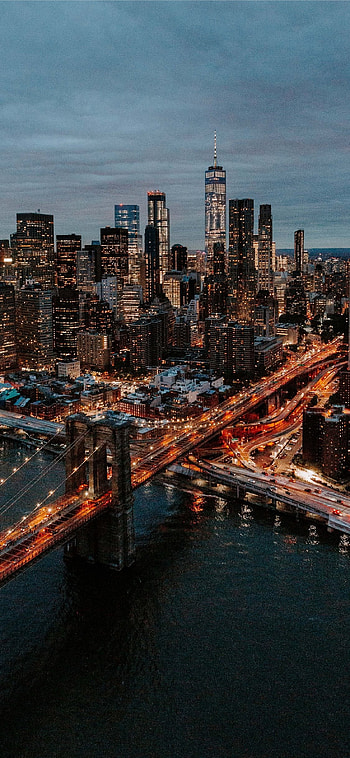 Brooklyn Bridge, Cities HD phone wallpaper