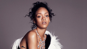 Rihanna, curly short hair, singer HD wallpaper