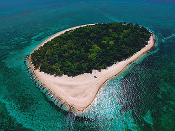 Nature, Sea, View From Above, Ocean, Tropics, Island, Philippines HD wallpaper