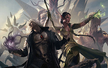 Magic: The Gathering , Gaming world, Artistic backgrounds, Striking visuals HD wallpaper