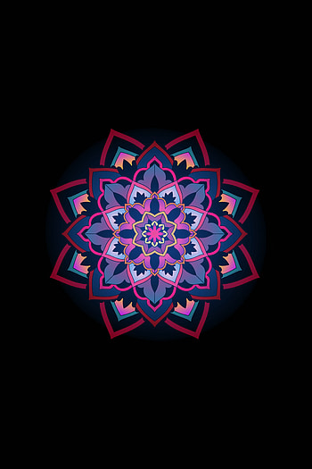 Patterns, Vector, Mandala, Ornament, Lace, Lacy, Openwork HD phone wallpaper