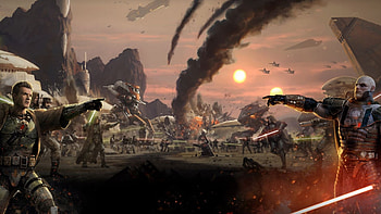 Star Wars , quality, Old Republic era, Galactic conflict HD wallpaper