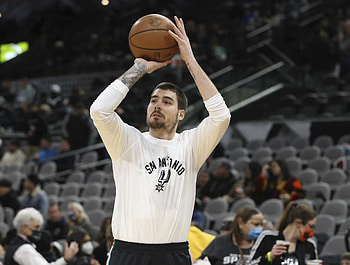 San Antonio Spurs, Juancho Hernangomez HD wallpaper