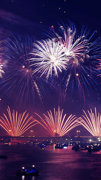 Captivating fireworks, Stunning , visuals, Impressive ry HD phone wallpaper