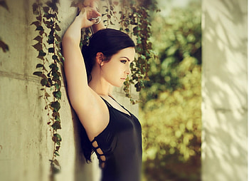Sweet Brunette, fashion, model, woman, brunette HD wallpaper