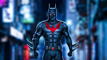 Batman Neon Artwork, batman, superheroes, neon, artist, artwork, digital-art, deviantart HD wallpaper