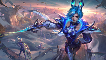 Fiora Battle Hound LoL Skin Splash Art, Video Game, League Of Legends, Fiora (League Of Legends) HD wallpaper
