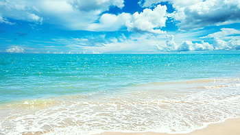 Beach summer , Sunny paradise, Relaxing vibes, Nature's beauty HD wallpaper