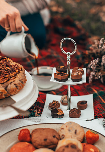 Food, Candies, Cookies, Tea, Sweets, Picnic HD phone wallpaper