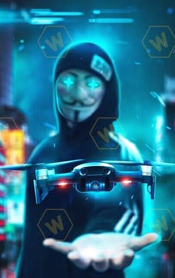 HACKER, electric blue, music HD phone wallpaper