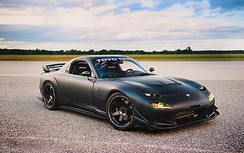 Tuning, Mazda, Cars, Car, Matte, Mazda Rx-7 HD wallpaper