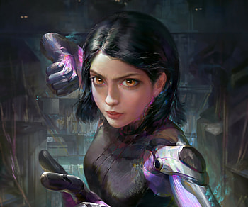 Alita: Battle Angel – Futuristic Warrior in Action, Alita (Alita: Battle Angel), movie, Alita: Battle Angel HD wallpaper