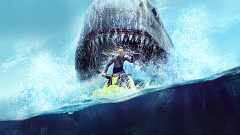 The Meg — Jet-Ski Showdown with Megalodon, The Meg HD wallpaper