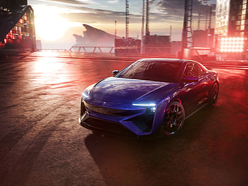 purple, sports car, Gumpert RG Nathalie, 2018 HD wallpaper