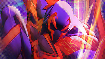 Spider Man 2099 Beyond The Horizon, spiderman, spiderman-2099, superheroes, artist, artwork, digital-art, pixiv HD wallpaper