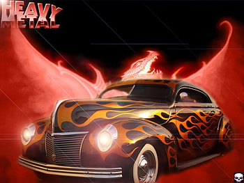 Hot Rod, red HD wallpaper