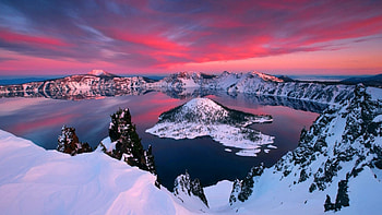crater lake national park, nature, fun, lake, mountain HD wallpaper
