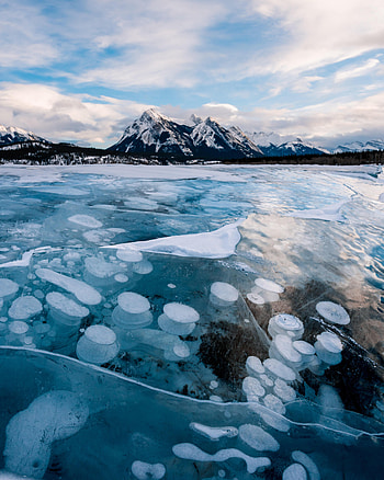 Landscape, Winter, Nature, Mountains, Ice, Lake HD phone wallpaper